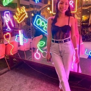 H&m ultra high rise jean